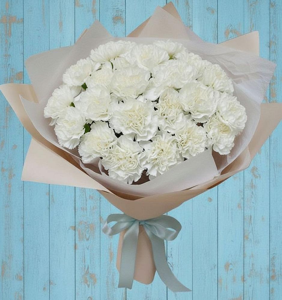 Букет цветов из: Гвоздики в Александровское Томской области