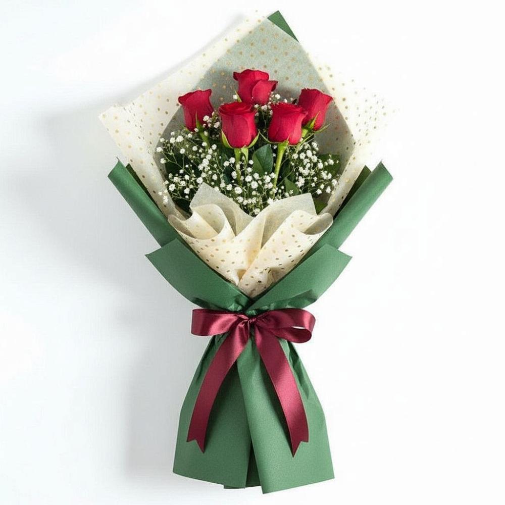 Букет цветов из: Розы в Александровское Томской области