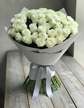 Букет 35 Белых роз в Александровское Томской области