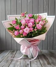 Букет Розовый кустик в Александровское Томской области