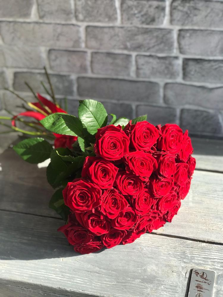 Букет Красные розы Фридом в Александровское Томской области