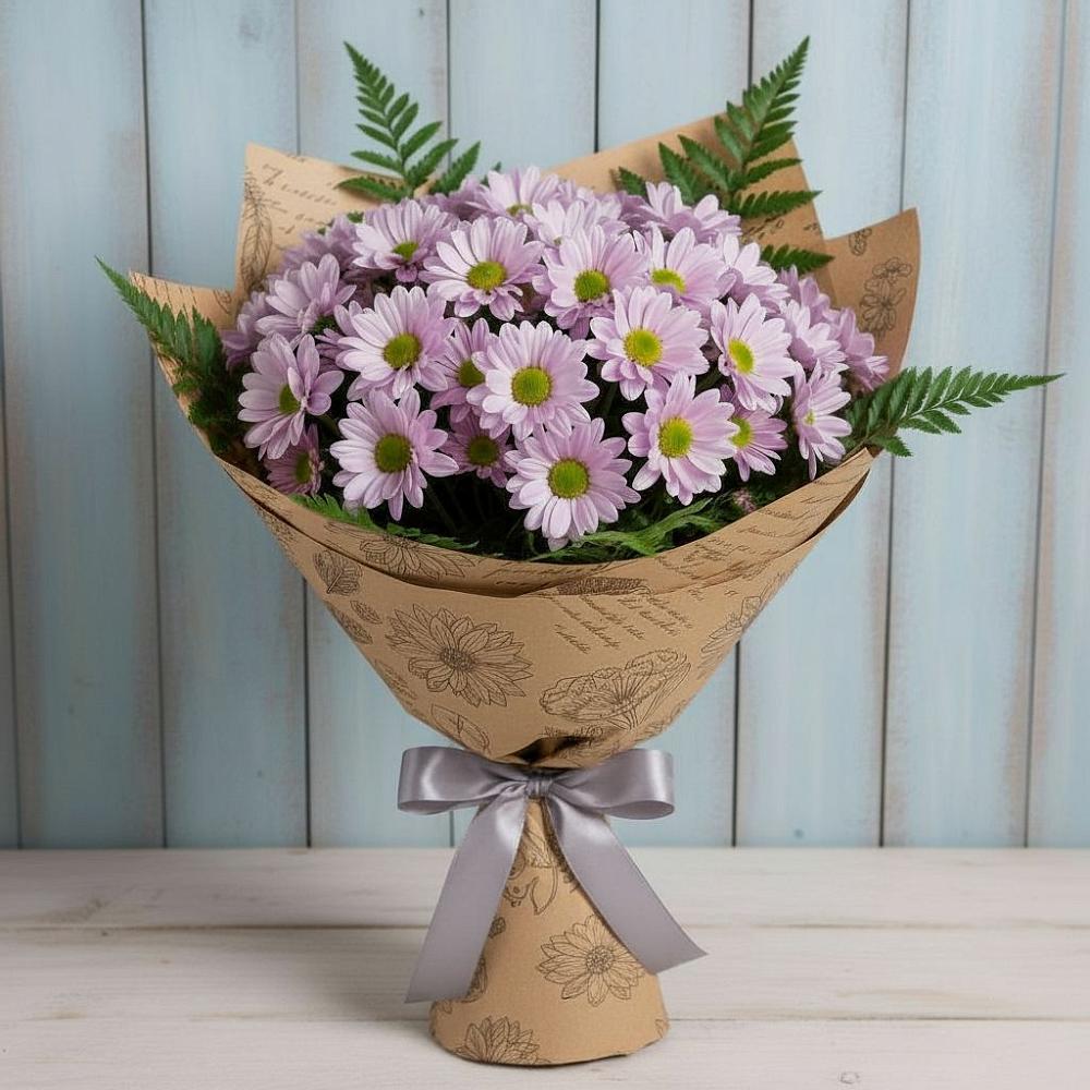 Букет цветов из: Хризантемы в Александровское Томской области