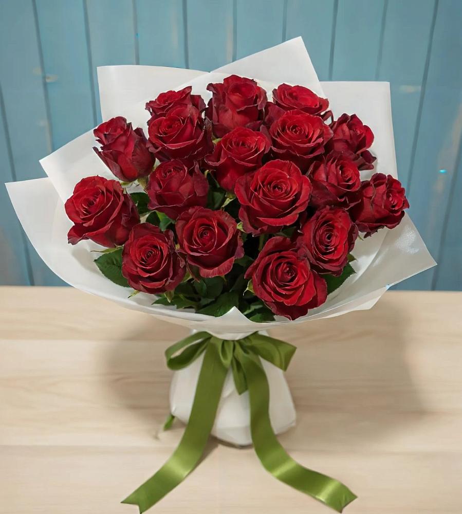 Букет Красные розы в Александровское Томской области