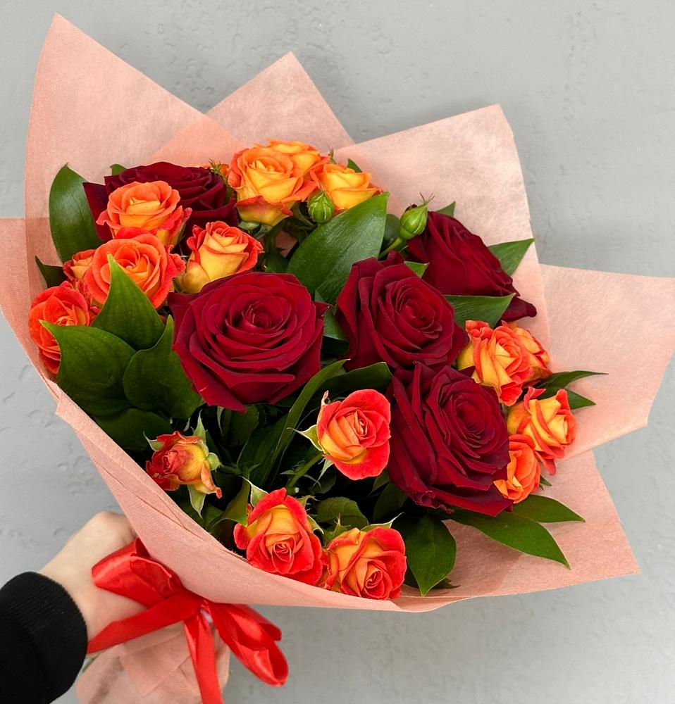 Букет Любовь и восторг в Александровское Томской области