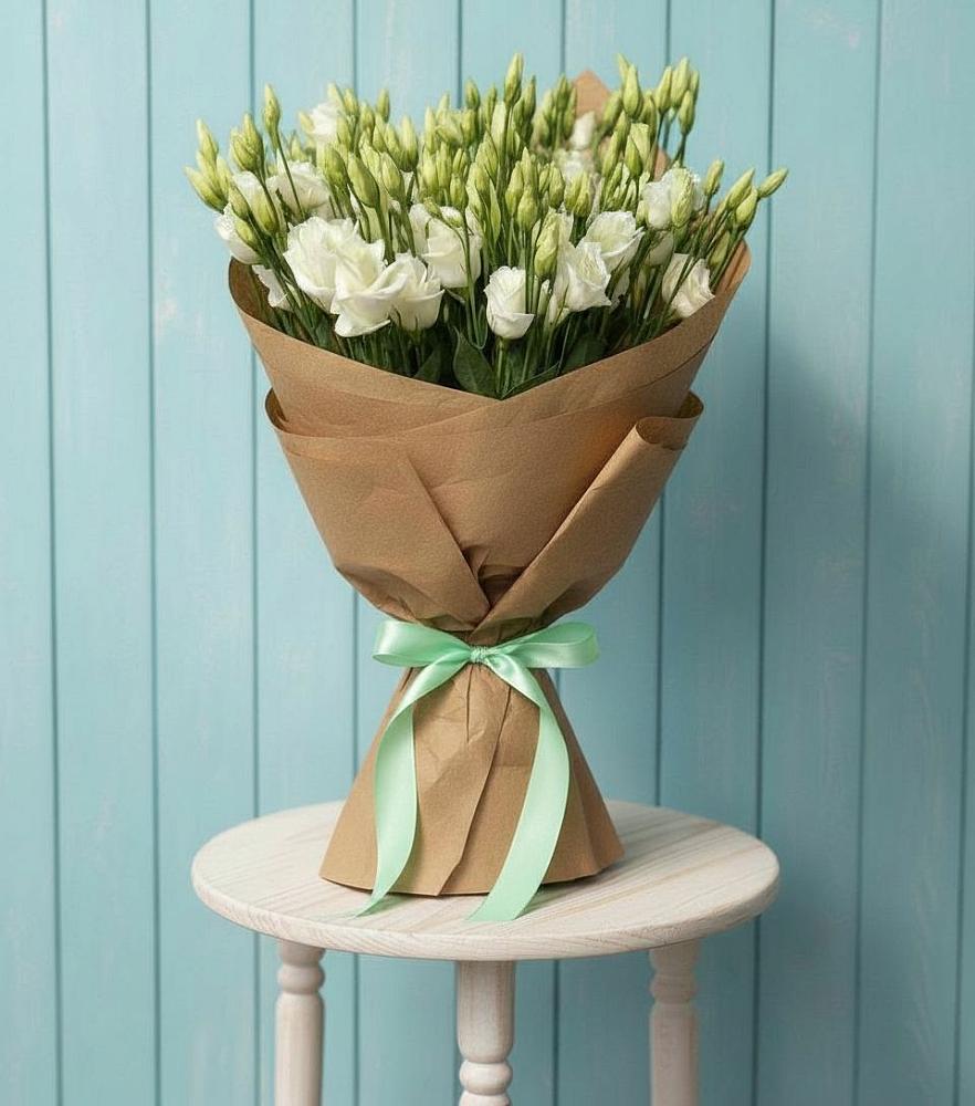 Букет цветов из: Лизиантусы в Александровское Томской области