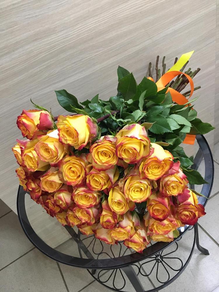 Букет Желтые розы в Александровское Томской области