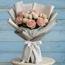 Букет цветов из:  Розы #REPLACE_PRED# Александровское Томской области