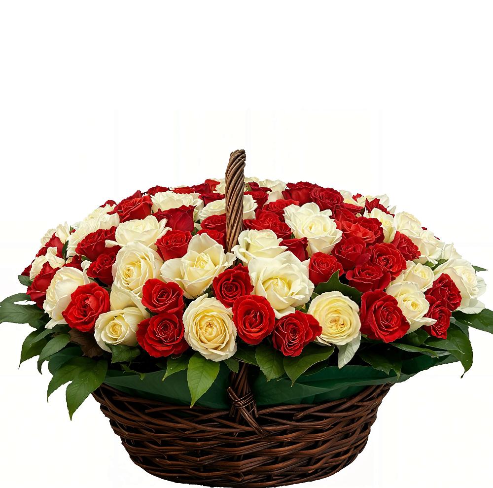 Премиум букет из: Розы в Александровское Томской области