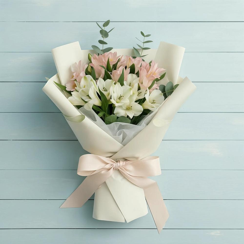 Букет цветов из: Альстромерии в Александровское Томской области