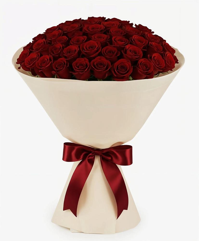 Букет 101 Бордовая роза Блэк Бакарра в Александровское Томской области